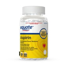 Equate Aspirin Pain Reliever and Fever Reducer Coated Tablets 325 mg, 500 Count+ - $14.84