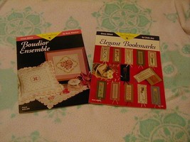 Cross Stitch Booklets - Elegant Bookmarks/Boudoir Ensemble  - $2.99