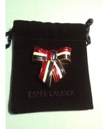 Estee Lauder USA PATRIOTIC RIBBON 2003 Perfume Compact - Red White and Blue - £20.77 GBP