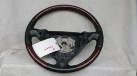 03-06 Porsche Cayenne 955 Wood/ Blk Leather 3 Spoke Steering Wheel 7L5419091 image 1