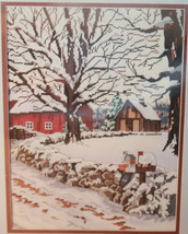Something Special Winter Scene 50320 Counted Cross Stitch Kit 16x20 New 1987 - $28.22