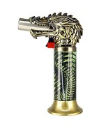 Dragon Head Jumbo Torch REFILLABLE Butane Lighter with Adjustable Flame ... - $19.80