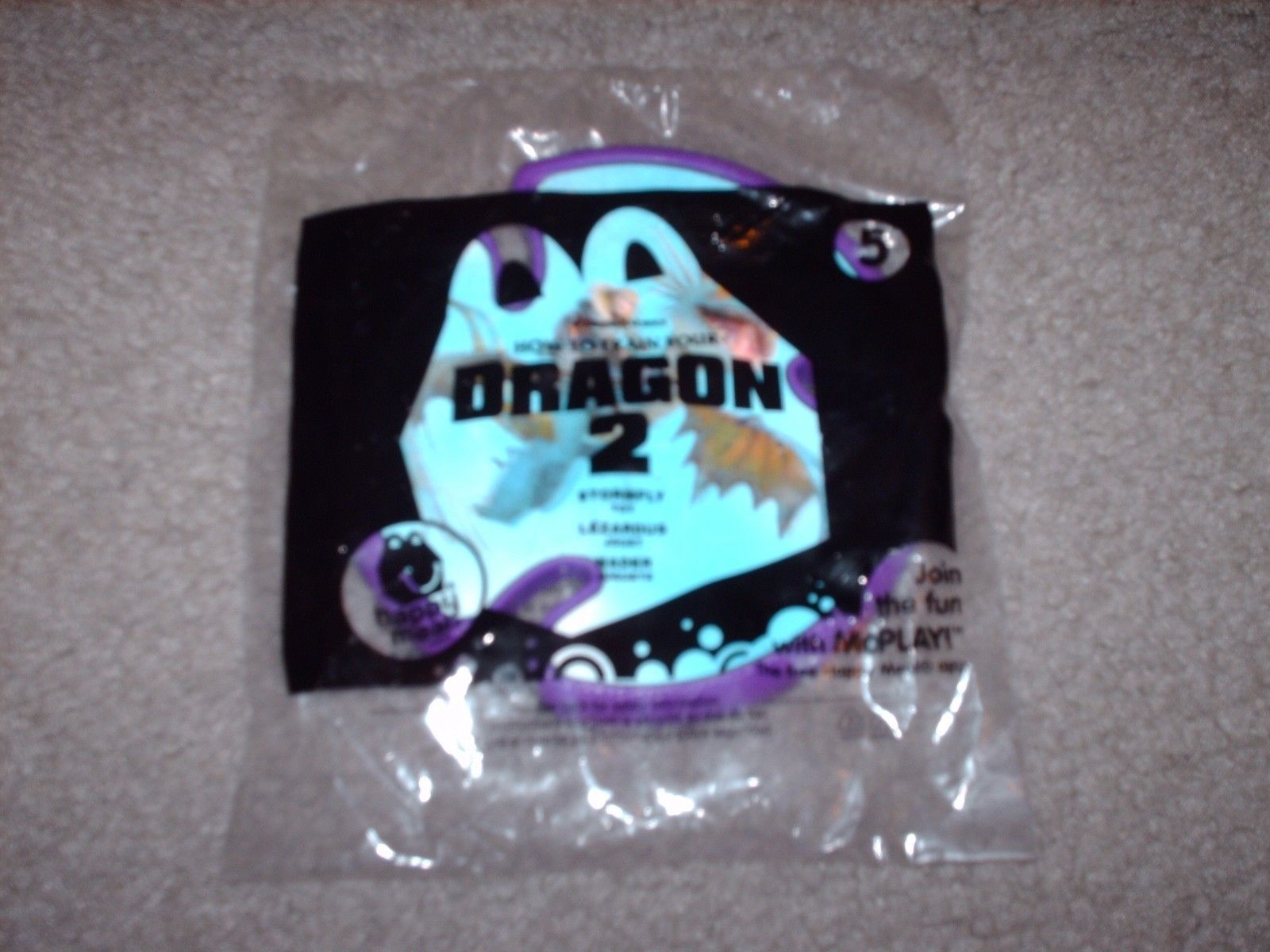 Details about   McDonald's How to Train Your Dragon 2 Zippleback Frisbee Happy Meal Toy NIP #6 