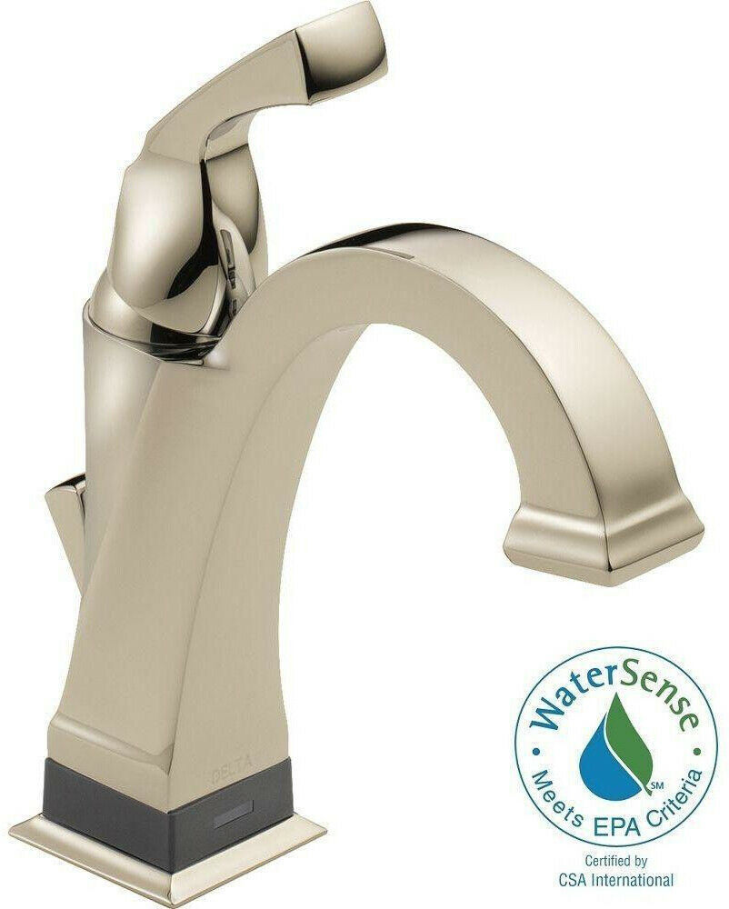 Delta Bathroom Faucet 1.2 GPM SingleHandle Touch Sensor Polished