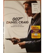 007 DANIEL CRAIG CASINO ROYALE + QUANTUM OF SOLACE DVD - $55.00