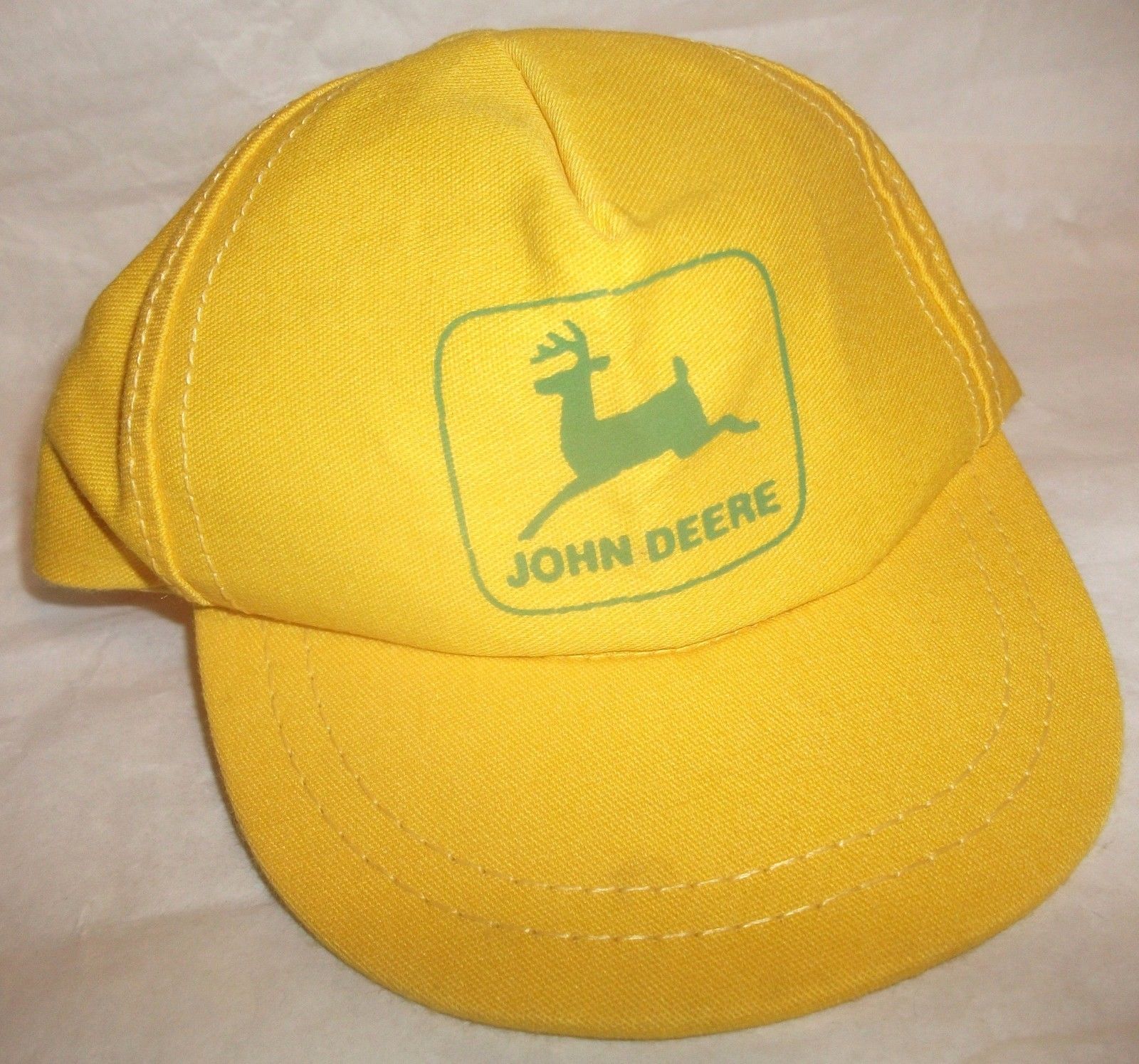 Kids John Deere Hat Yellow with Emblem NEW - Boys' Accessories