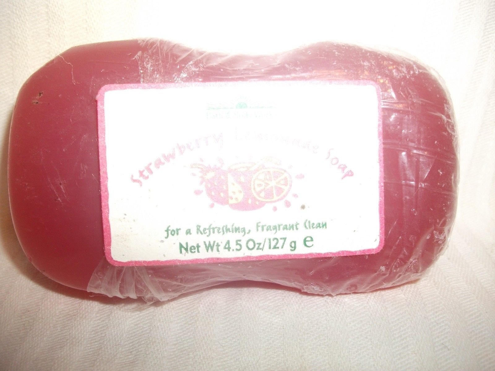 Vintage Bath & Body Works Soap Tranquil Sleep Juniper Breeze Strawberry