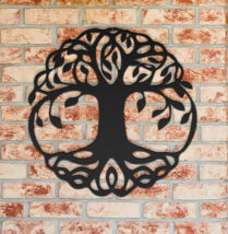 Metal Wall Art, Tree of Life Metal Sign, Round Hanging Home Garden Decor - $49.99+