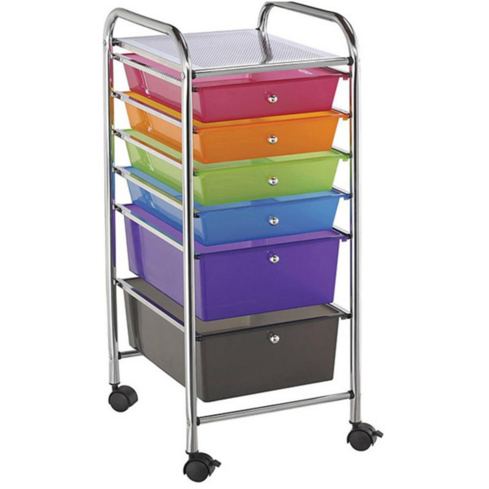 6 Drawer Organizer Rolling Storage Cart Supplies Office School Plastic Cabinet Scrapbook Hobby 6 Drawer Organizer Rolling Storage Cart Supplies Office School Plastic Cabinet Scrapbook Hobby