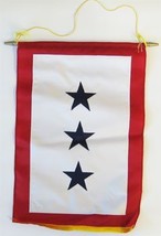 Service Banner (Three Star) - 12" x 18"  Nylon Banner - $39.54