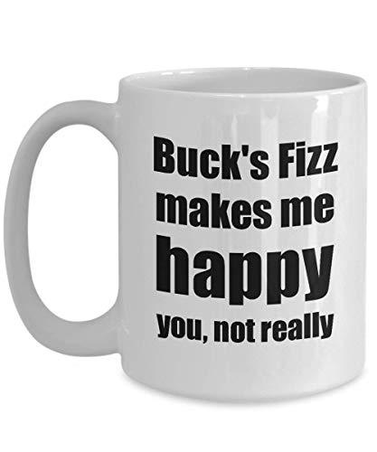 Buck's Fizz Cocktail Mug Lover Fan Funny Gift Idea for Friend Alcohol Mixed Drin
