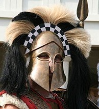 NauticalMart Hoplite Reenactment Greek Corinthian Helmet With Crest