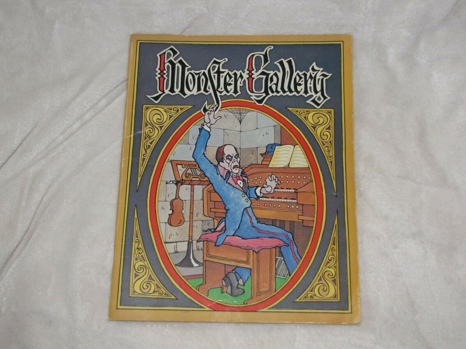 Monster Gallery 1973 Coloring Book Troubador Press Waskey Savee