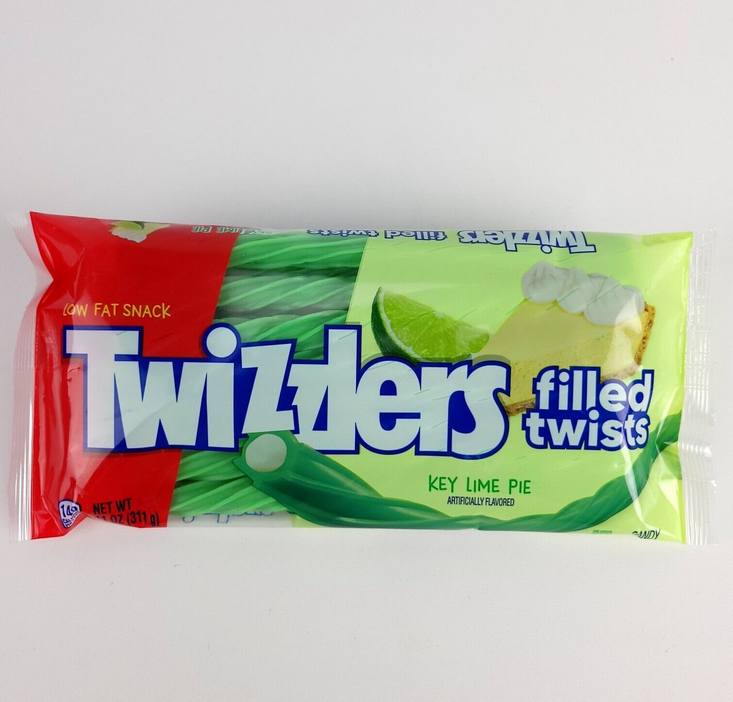 Twizzlers Key Lime Pie Filled Twists Limited Edition Licorice 11oz 06/2023 Green Licorice