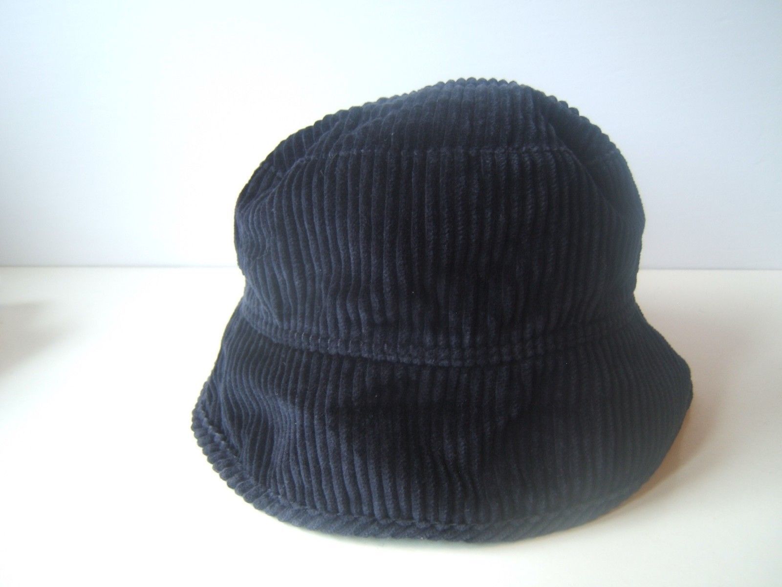 LL Bean Girl's Bucket Hat Black Corduroy L/XL Cap Girls' Accessories