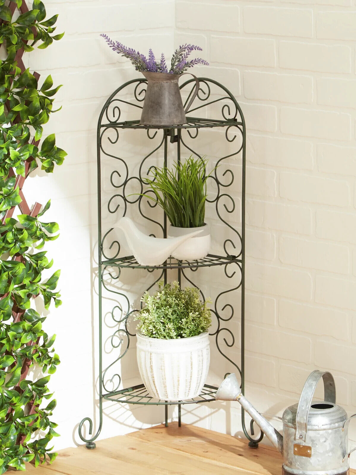 CORNER PLANT STAND - $49.49