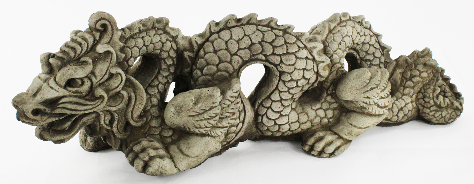 Chinese Dragon Concrete Statue - Gargoyles & Dragons