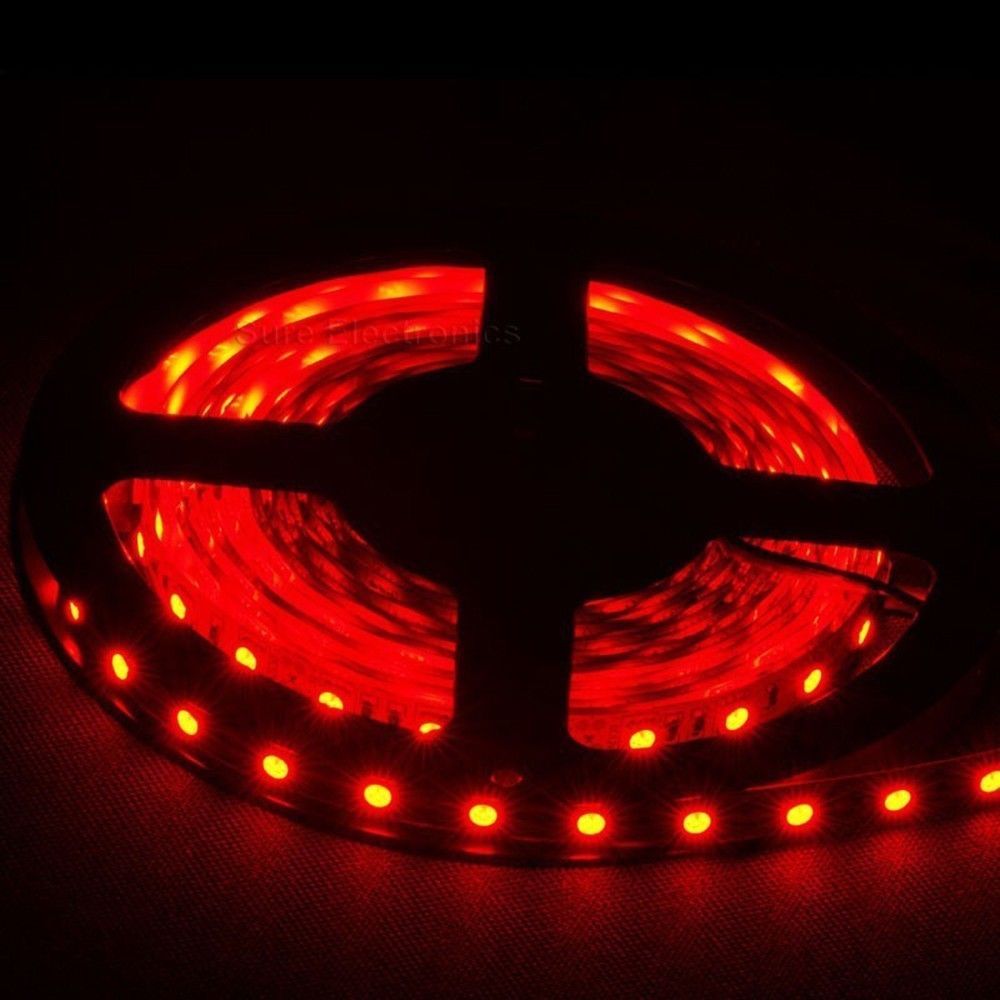 5M 16.4FT 5050 Bright Plasma Red SMD 300 LEDs Waterproof Flexible Strip ...