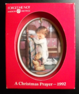 American Greetings Cards Christmas Ornament 1992 A Christmas Prayer Boxed - $6.99