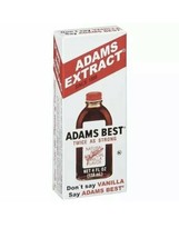 Adams Best Twice as Strong Vanilla 4oz Glass Bottle (Pack of 3) - $44.10