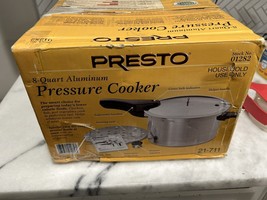 Presto 01228 8 Quart qt Aluminum Pressure Cooker and Canner-
show origin... - $59.00
