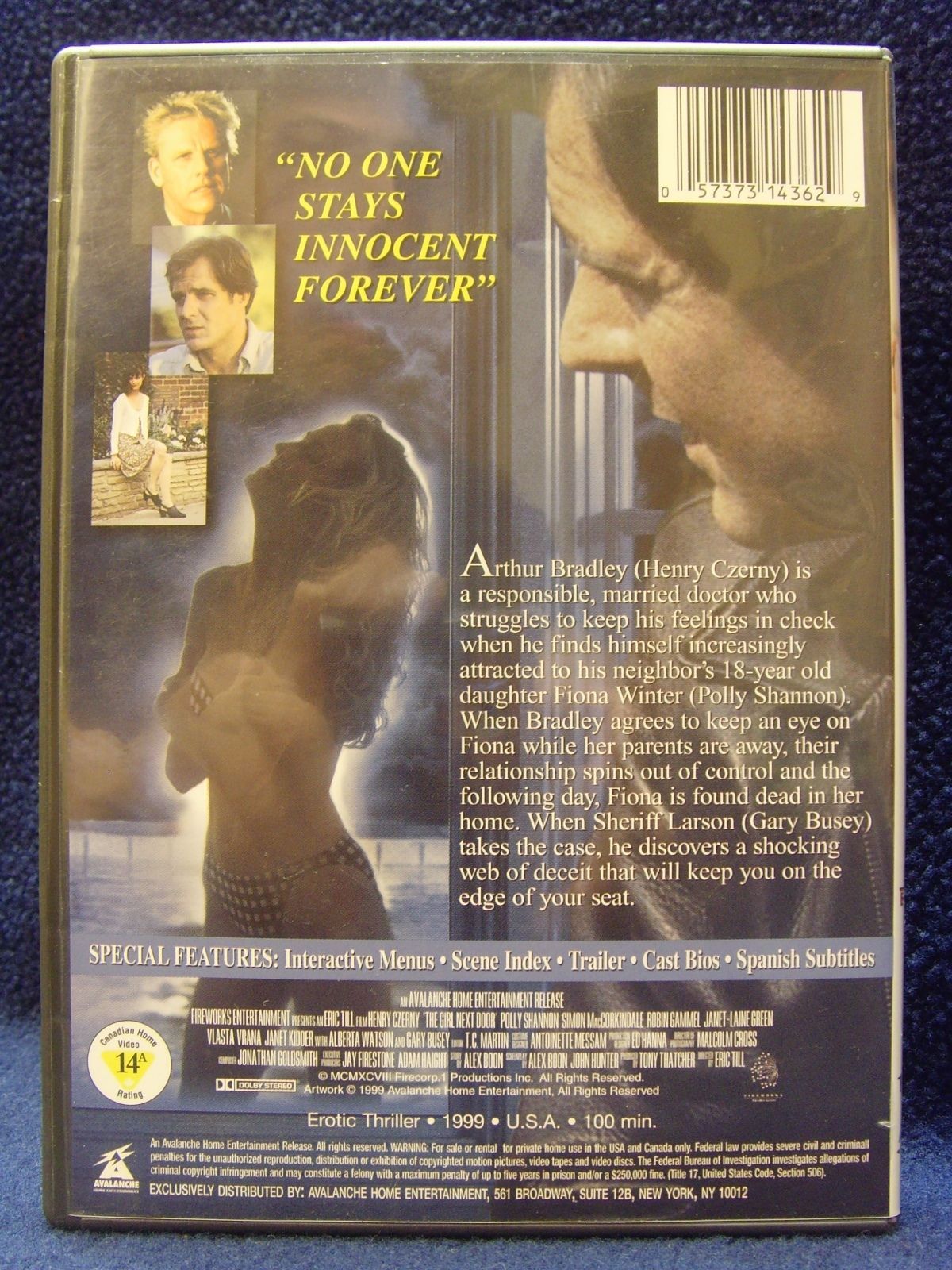 The Girl Next Door Dvd 2000 Mint Disc No And 50 Similar Items