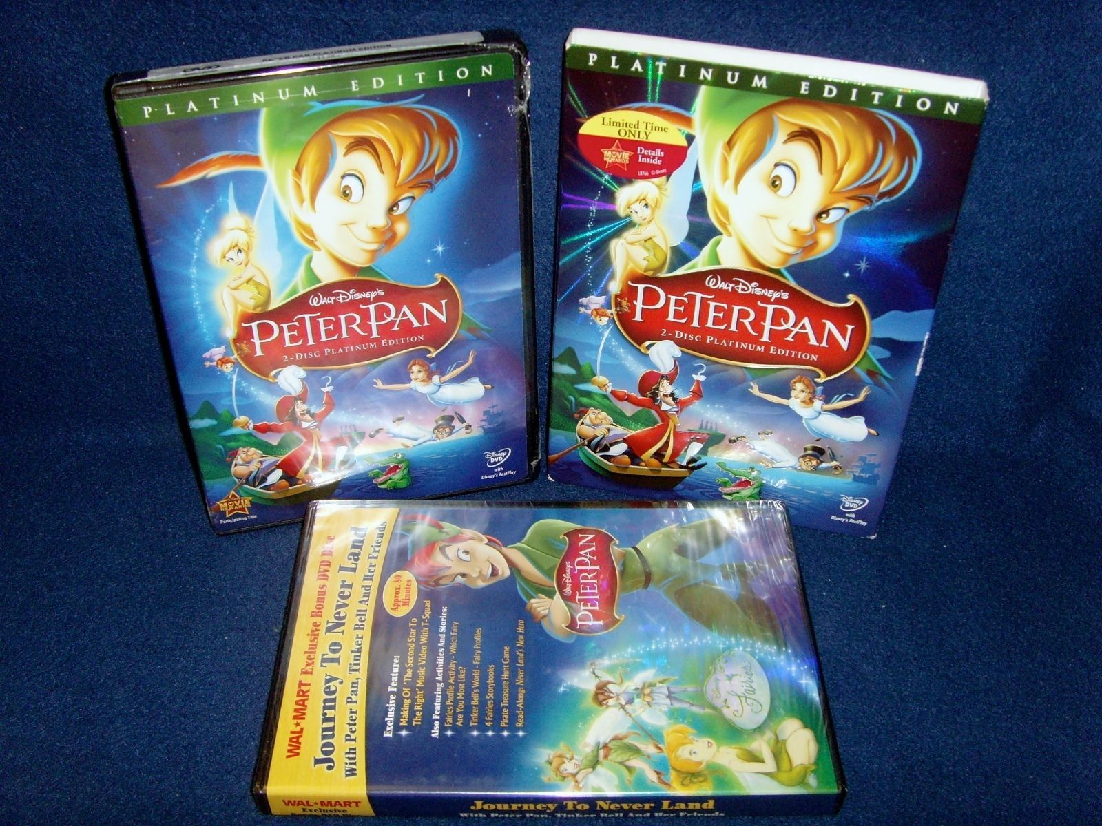 Disney Peter Pan + WalMart Exclusive DVD! and 50 similar items