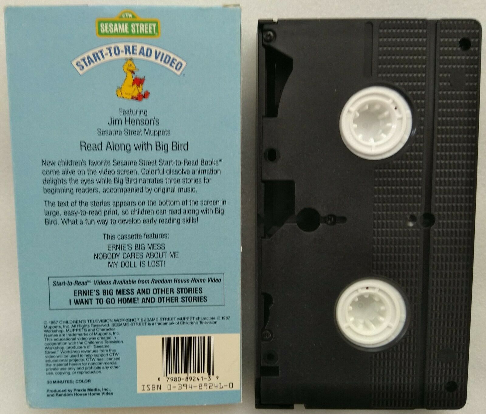 VHS Sesame Street - Ernie's Big Mess (VHS, 1992) - VHS Tapes