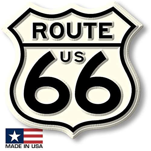Small Route 66 Shield Highway Sign Magnet by Classic Magnets, Collectible Souven