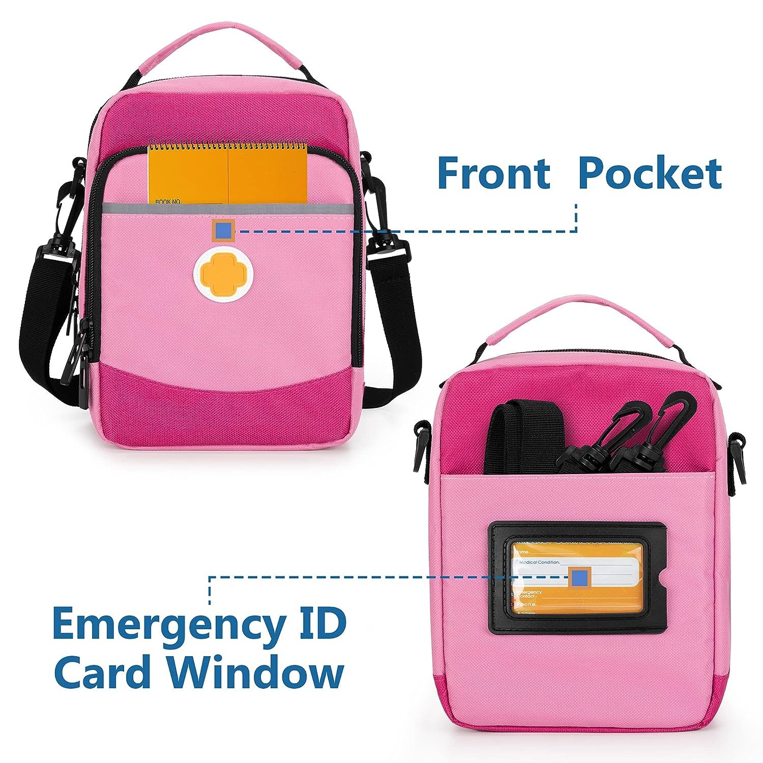 EpiPen Carrying Case for Kids, Insulated Medicine Bag for Epi Pens