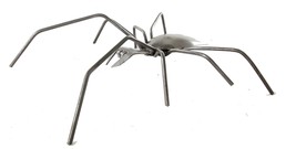 Forked Up Art G03 Stainless Steel Fork and Spoon Spider Sculpture - $30.69