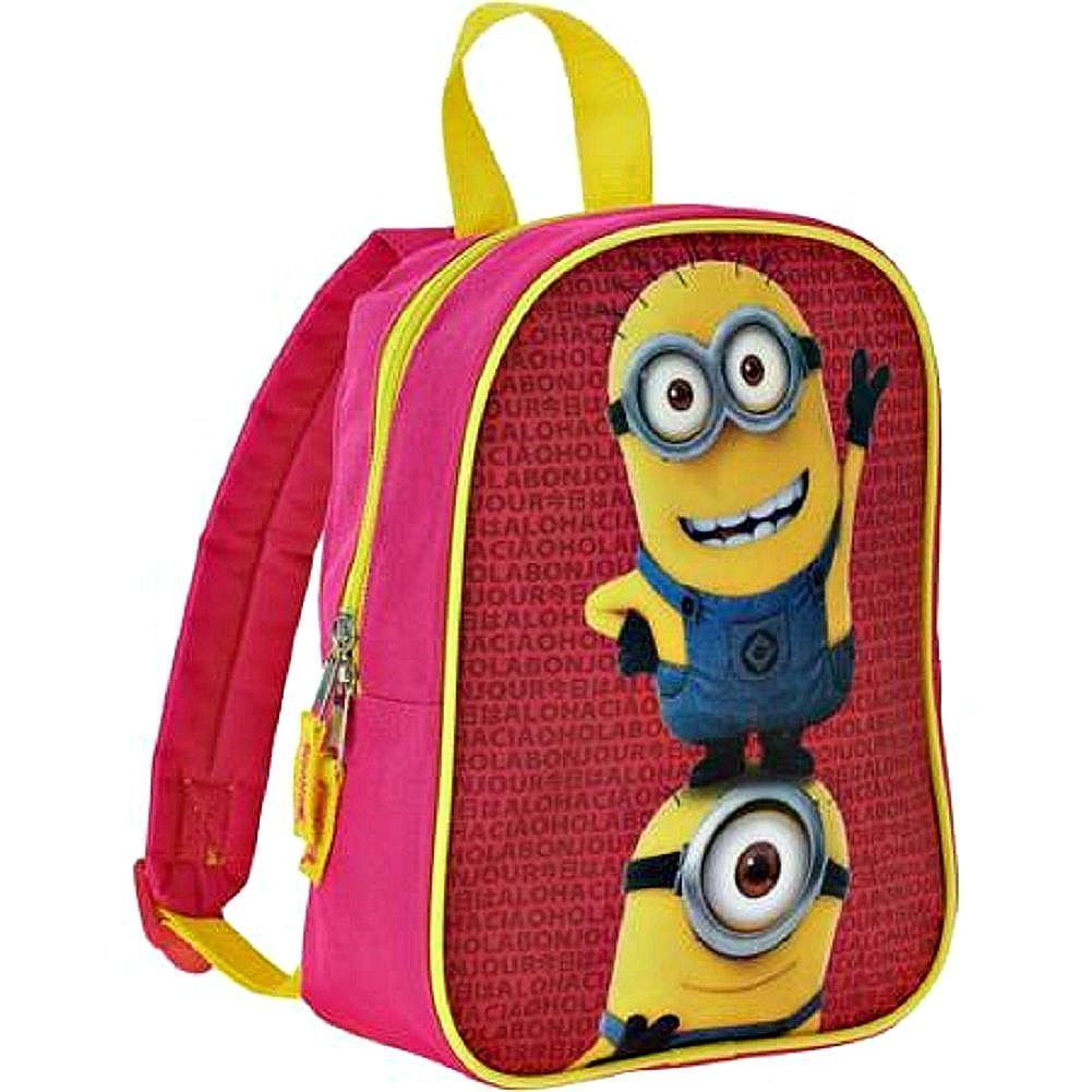 purple minion backpack