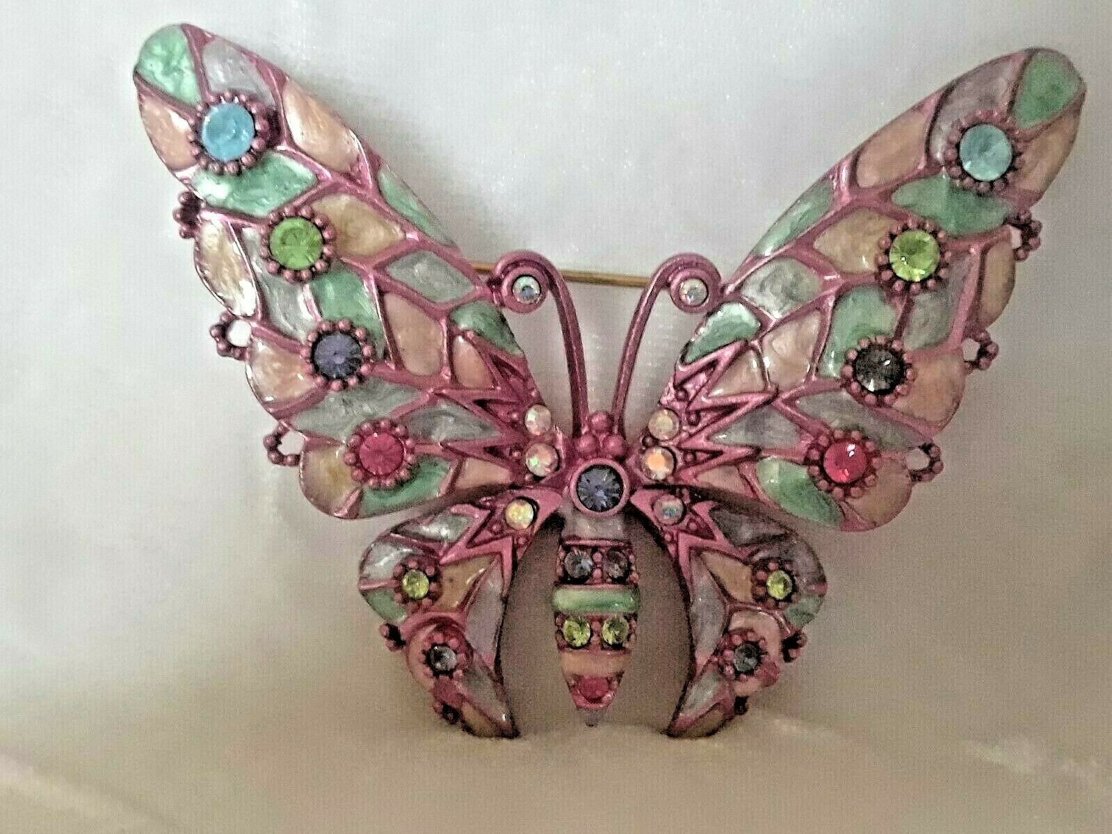 Joan Rivers Bejweled Butterfly 