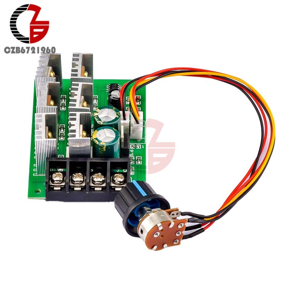 DC 955V PWM DC Motor Speed Controller Driver 12V 24V 48V 40A Potentiometer Line Home Improvement