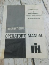 Vtg Original International Harvester 11 Bale Carrier Operators Manual - $19.79