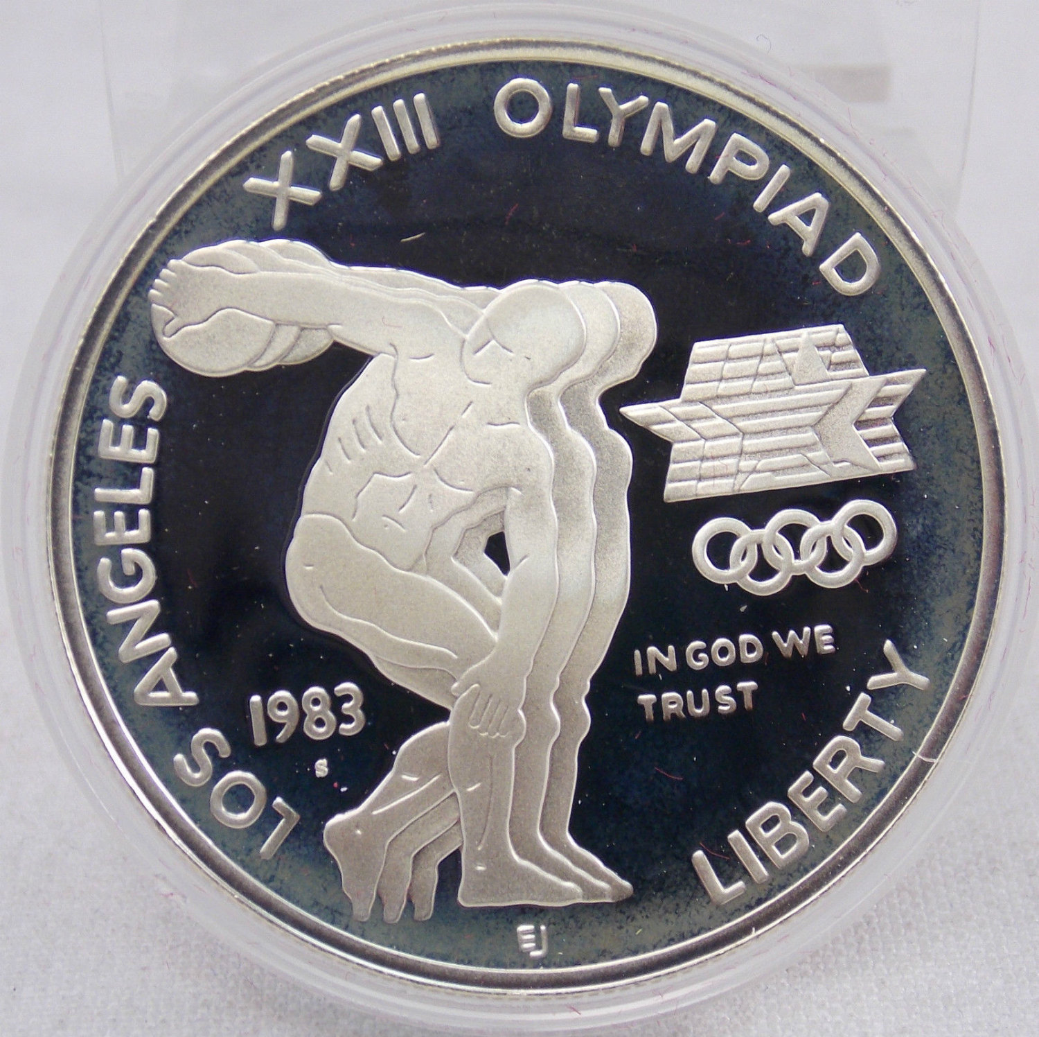 1983-S Los Angeles Olympic Silver Dollar Commemorative Proof - Modern ...