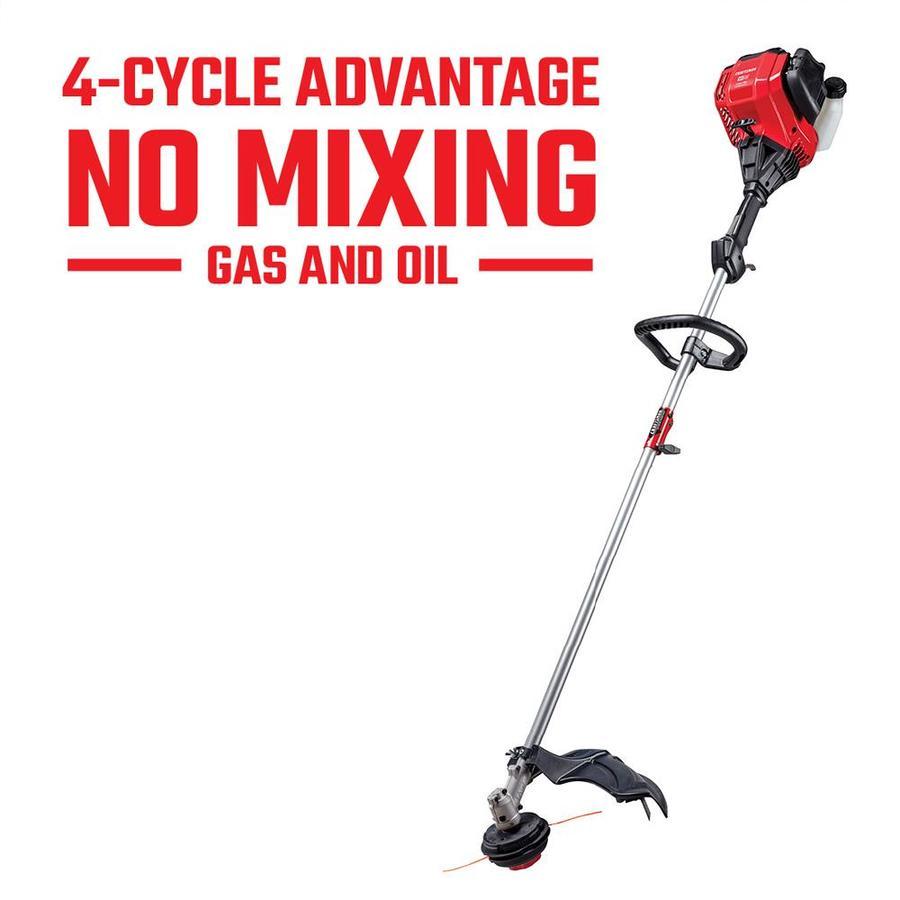 CRAFTSMAN WS410 30-cc 4-Cycle 17-in Straight Shaft Gas String Trimmer ...