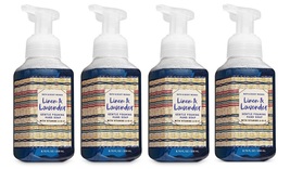 Bath & Body Works Linen & Lavender Gentle Foaming Hand Soap 8.75 fl oz- 4 Pack - $32.50