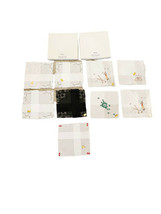 Vintage Box Lot (9) Hoefgen Handkerchief Hanky Portugal Pure Linen Embroidery image 1