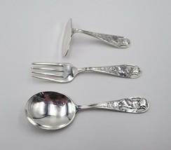2 Devonshire Ice Cream Forks International 5 inch fork Sterling Silver