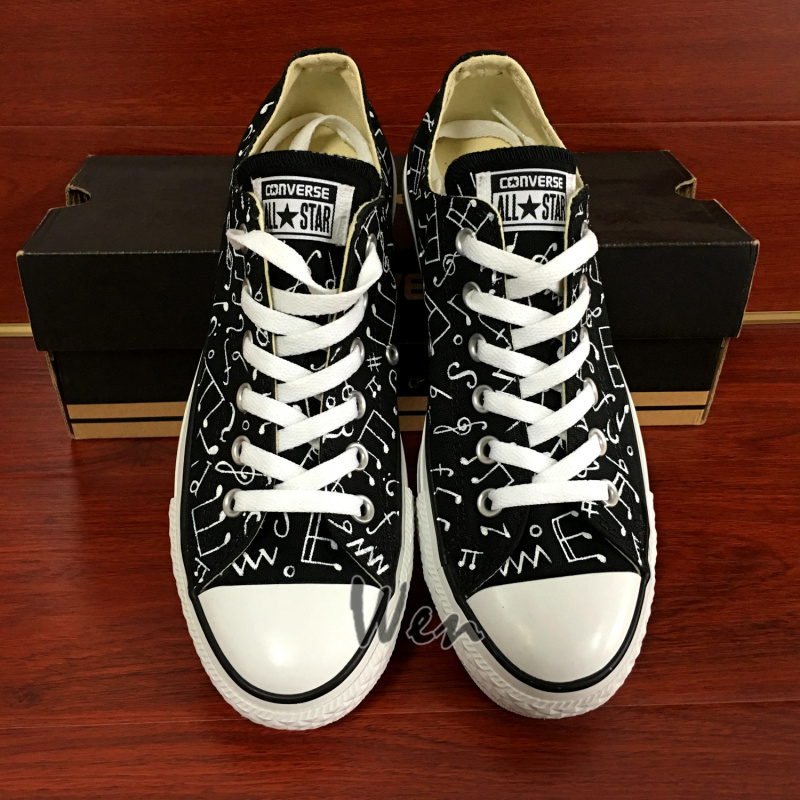music note converse shoes
