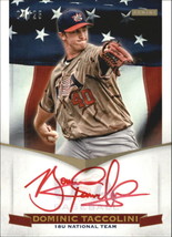 2012 Panini USA Baseball 18U National Team Signatures Red #18 Dominic Taccolini  - $25.00