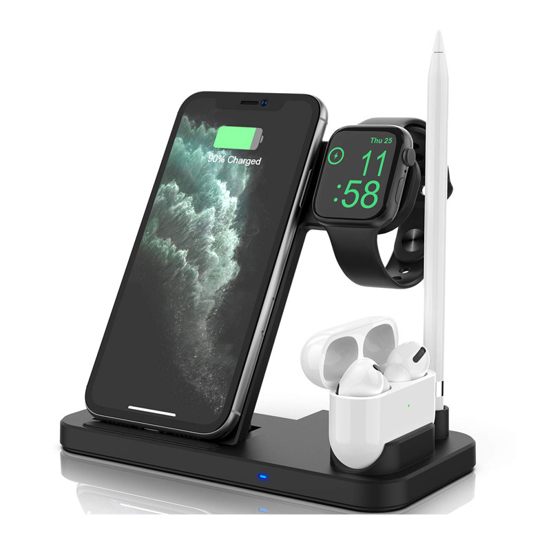 Wireless Charger, 4in1 Wireless Charging Station Dock