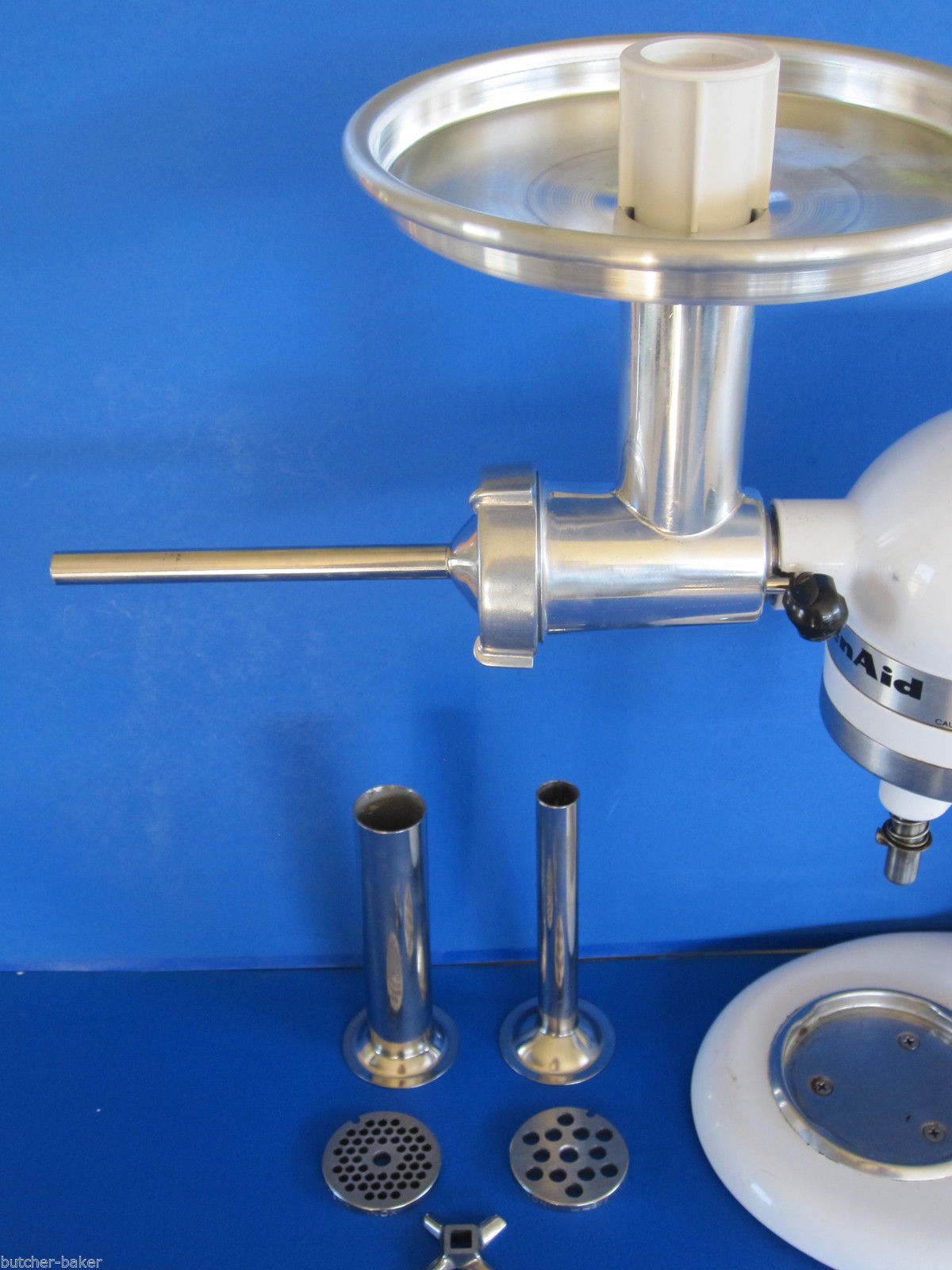 Stuffing Tubes for CHEFS CHOICE meat grinder attachment on Kitchenaid