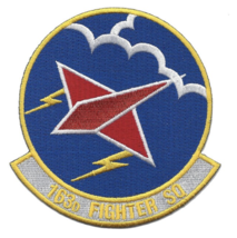 4" Air Force 163RD Fighter Squadron A-10 Embroidered Patch - $23.74