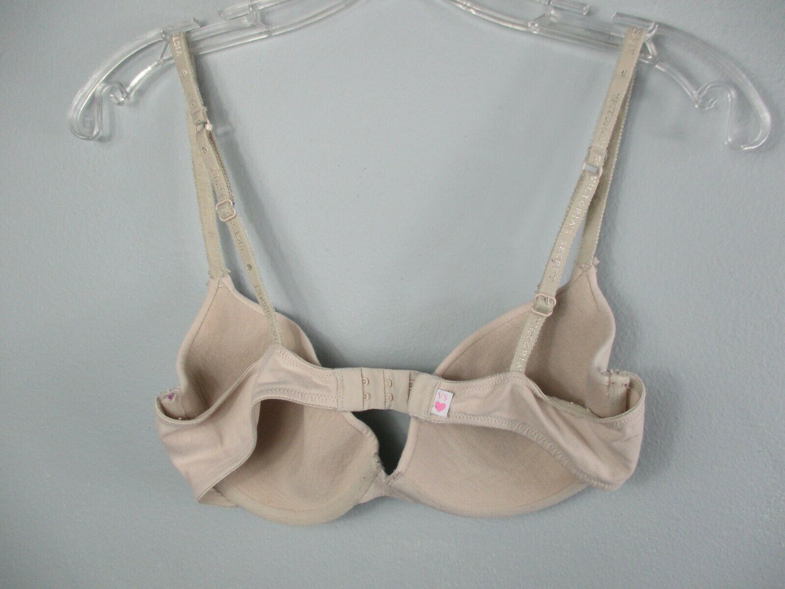 Victoria's Secret Women's Size 34 C Cotton Beige Underwire DemiBust
