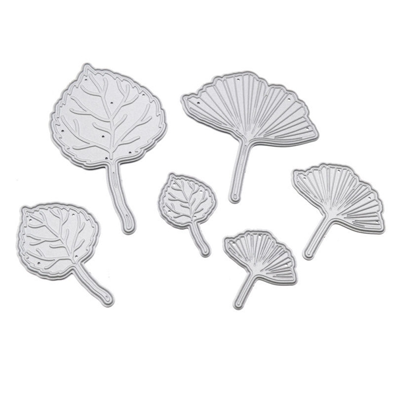 One Set Ginkgo Leaf Stencils Template for DIY Scrapbooking Card ...