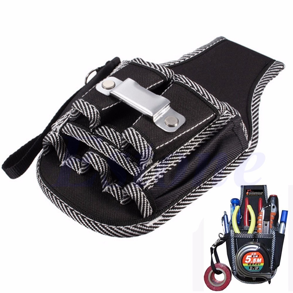 9in1 Electrician Waist Pocket Belt Tool Pouch Bag Screwdriver Utility