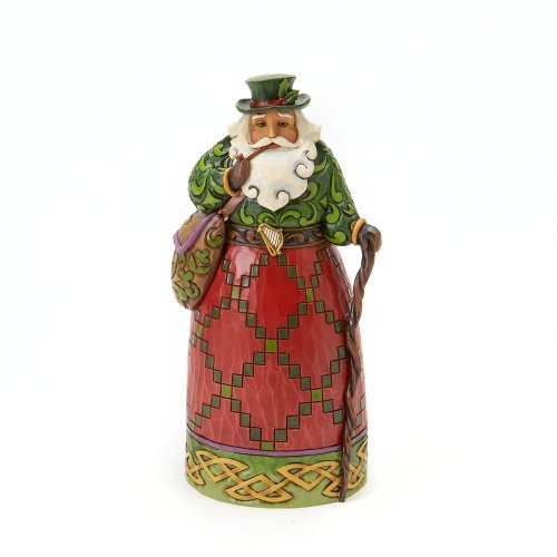 jim shore heartwood creek santa with puppy stone resin figurine 9