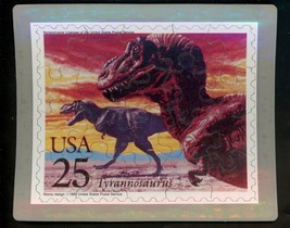 USPS POSTCARD - Dinosaurs Commeorative Puzzle series - TYRANNOSAURUS - F... - $10.00